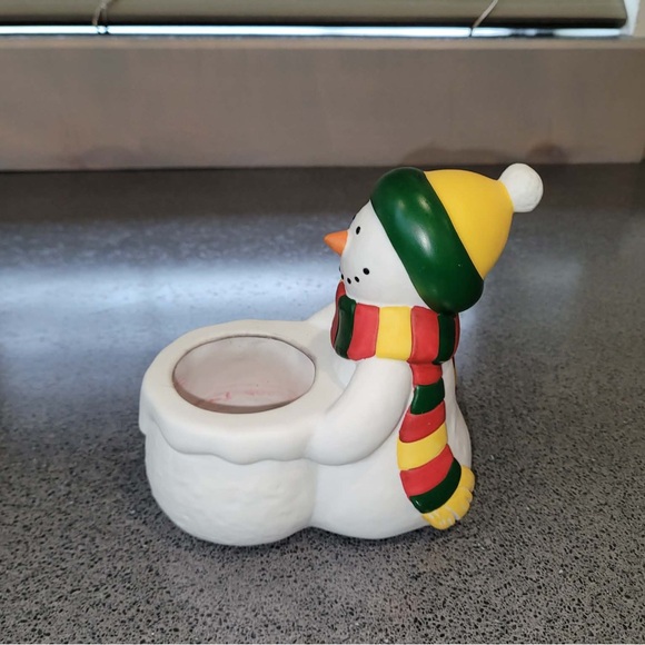 Partylite Snowman Votive Holder With Box - Picture 6 of 9